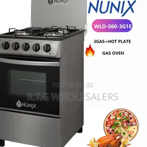 Nunix 50×55 3+1 Standing Cooker With Gas Oven