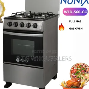 Nunix 50×55 Full Gas Standing Cooker With Gas Oven
