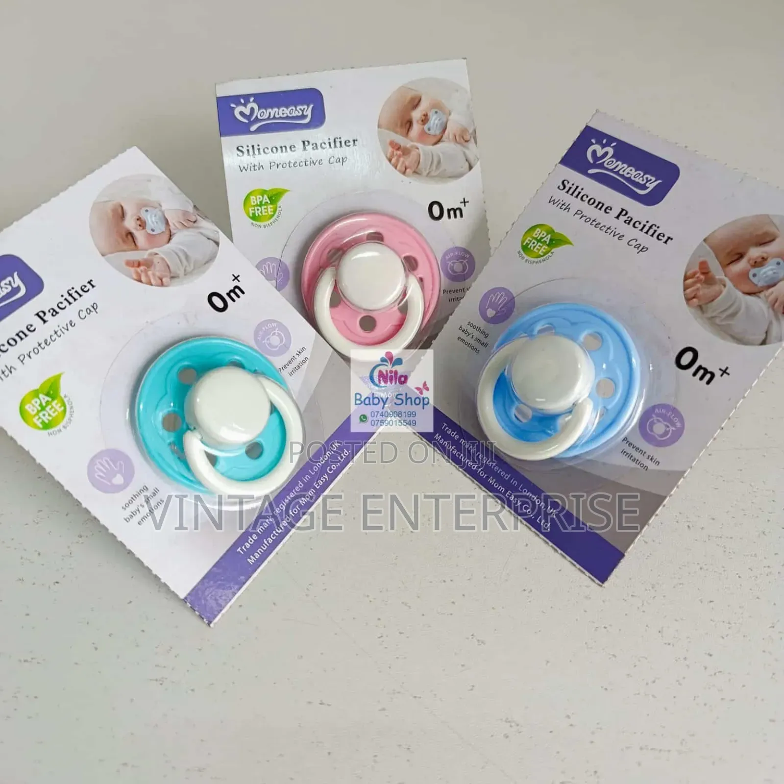 Momeasy Baby Silicone Pacifier