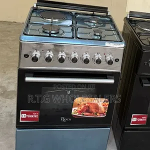 Silver Roch 60×60 Freestanding Cooker With 3 Gas Burners + 1