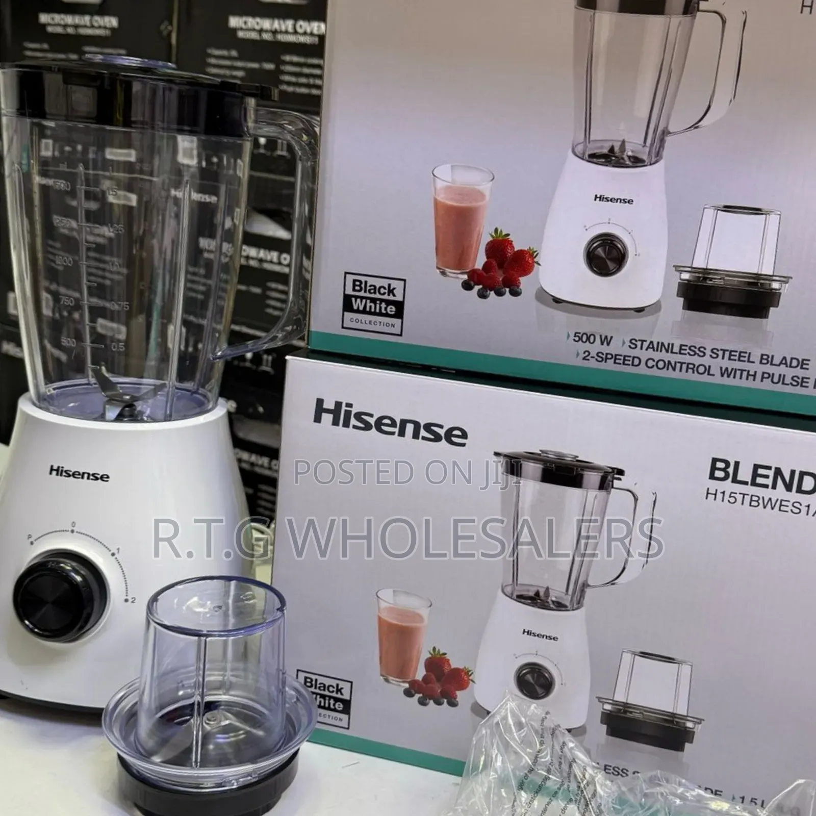 Hisense Dual Function 2‐In‐1 Kitchen Blender Grinder