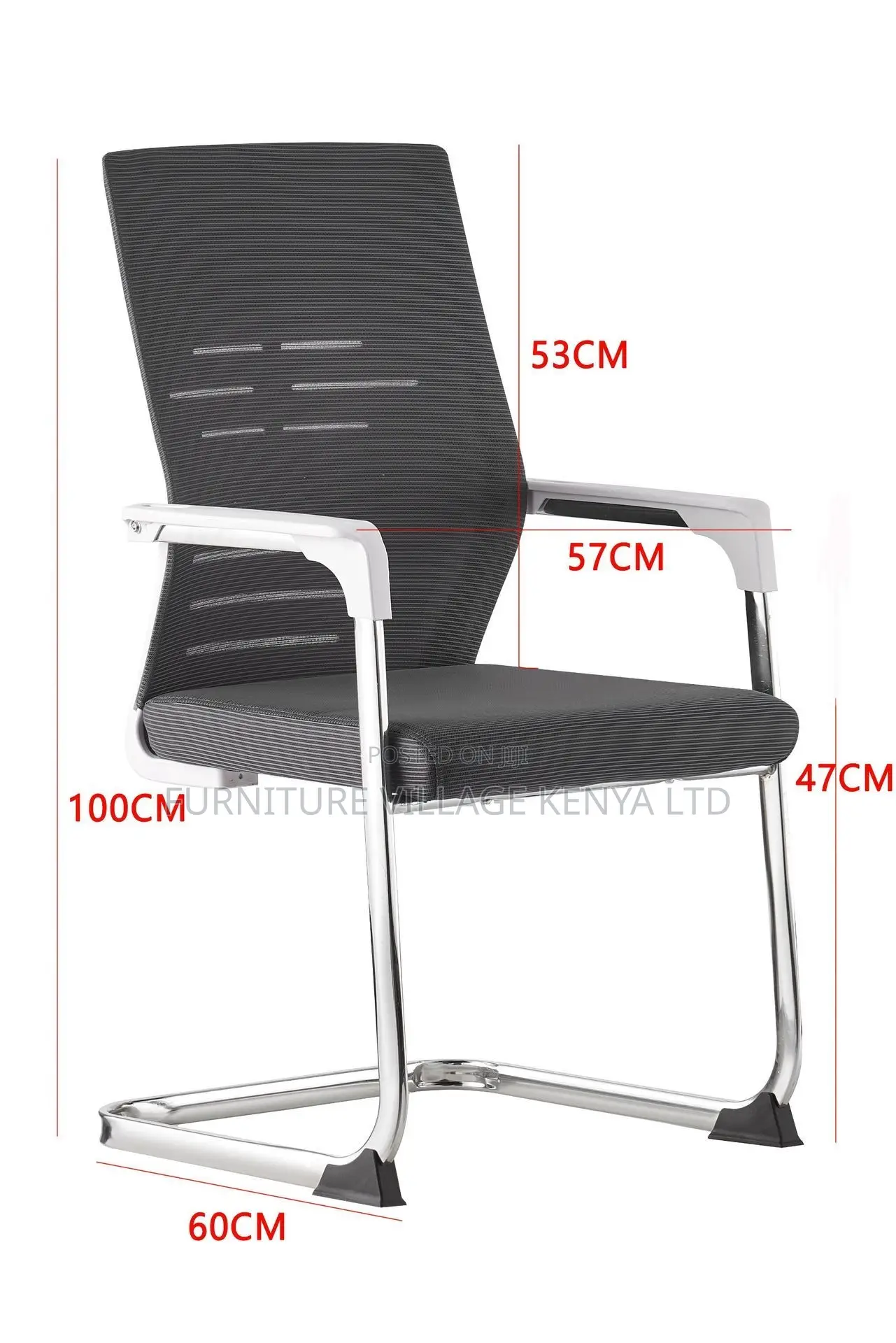 Office Chair; Mesh Office Visitors Chair