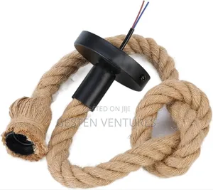 Generic Sisal Rope Pendant Light Without Bulb Xd3