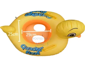 Yellow Duck Kiddie Pool Float