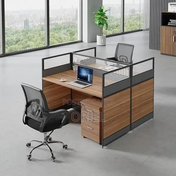 Workstation; Multi-Functional Dual Office Workstation Unit