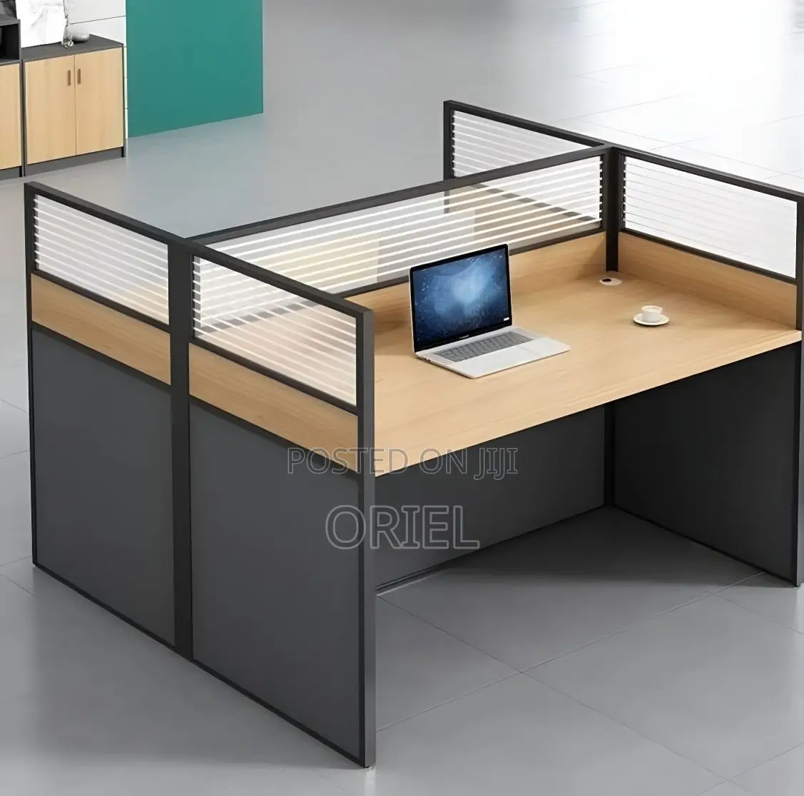Workstation; Multi-Functional Dual Office Workstation Unit