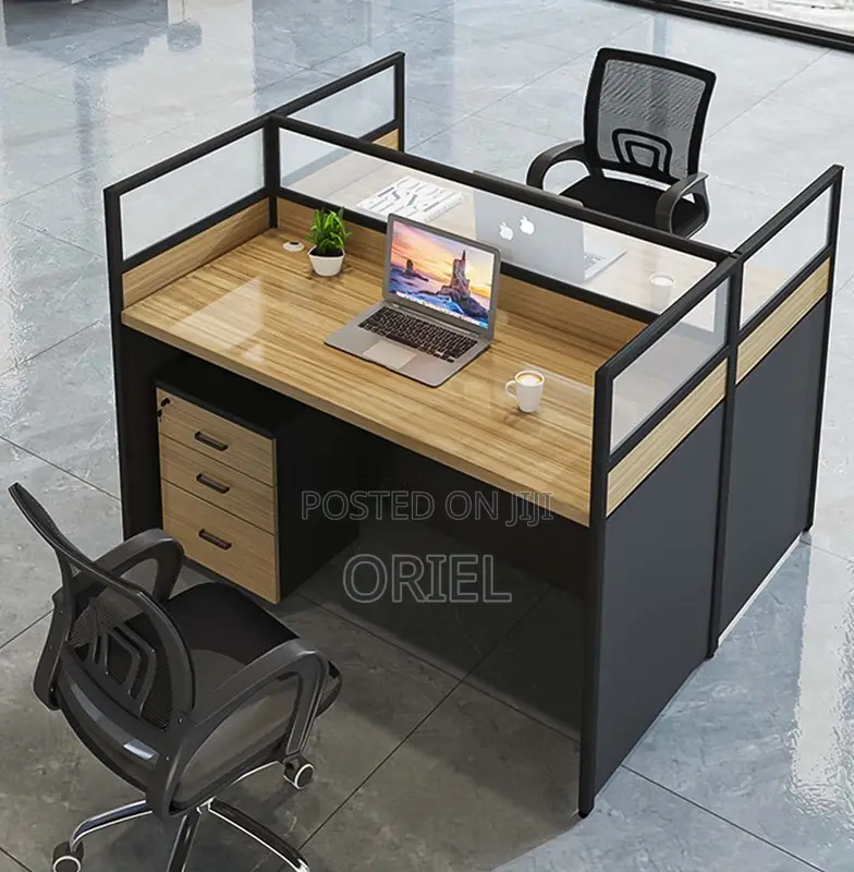 Workstation; Multi-Functional Dual Office Workstation Unit