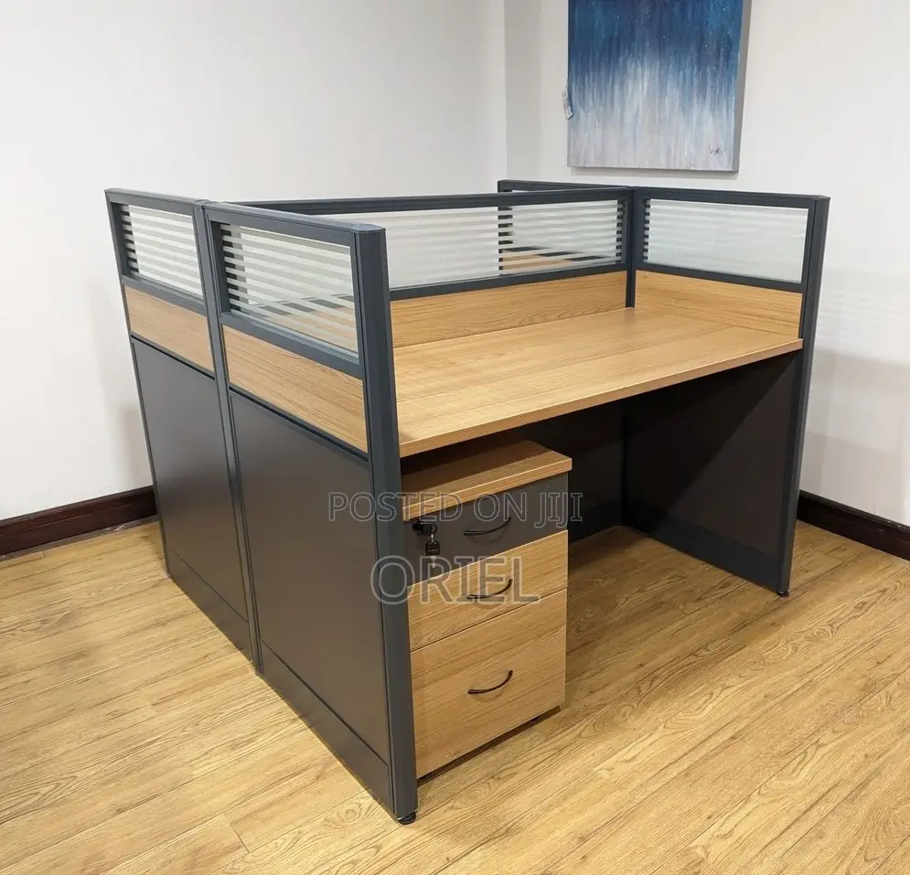 Workstation; Multi-Functional Dual Office Workstation Unit