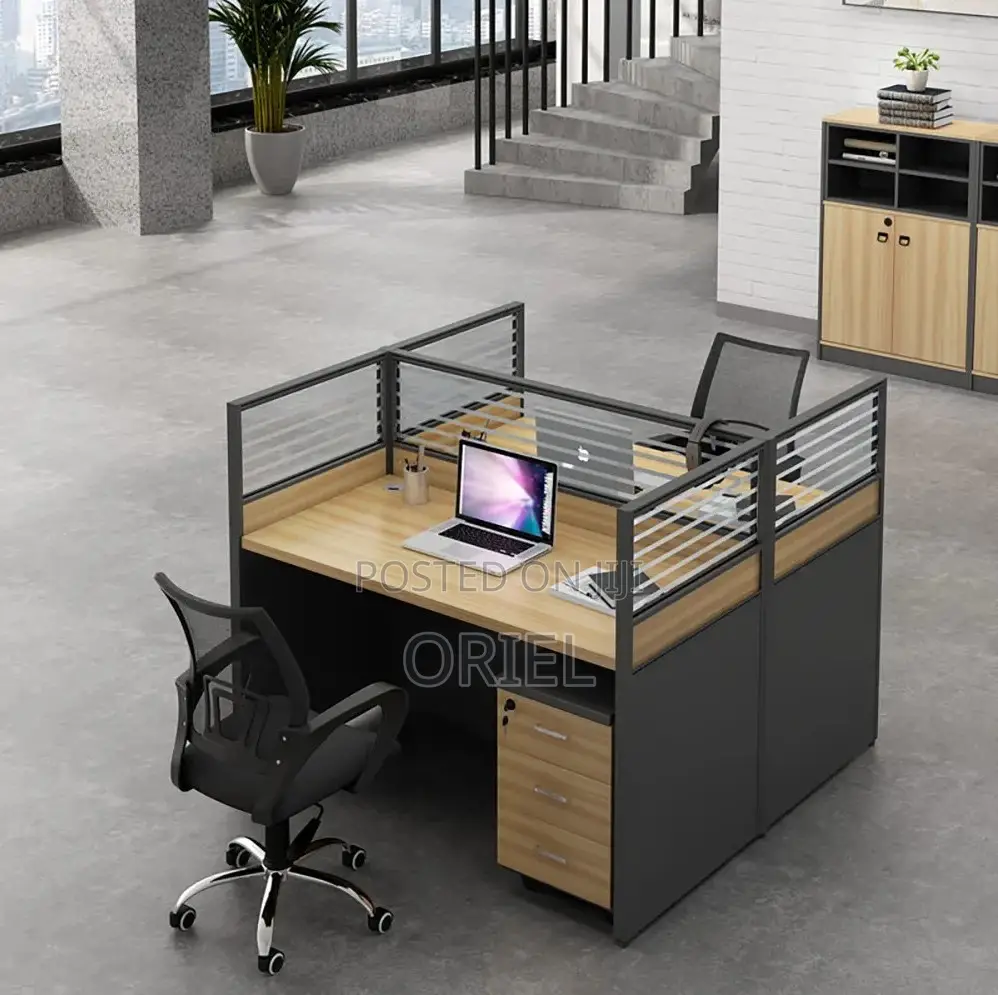 Workstation; Multi-Functional Dual Office Workstation Unit