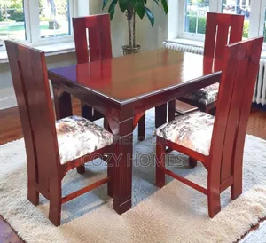A Rectangular 4 Seater Dining Set for Daily Use