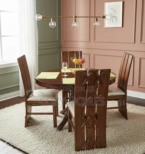 A 4 Seater Dining Set Dining Set With a Balanced Design