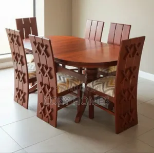 An Oval 6 Seater Dining Table Dining Table With a Balanced Design