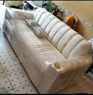 Cream Vibrant Modern 3 Seatersofa.