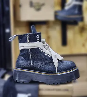 Dr. Martens X Rick Owens 1460 Quad Sole Jumbo Lace Boots,