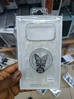 Magnetic Case for iPhone 17 Pro Max Magsafe With Butterfly Design
