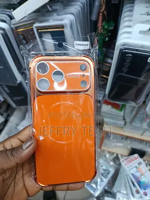 Orange Protective Phone Case Designed for the Apple iPhone 17 Pro Max