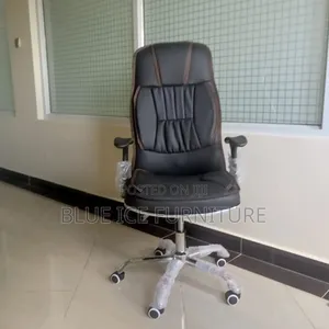 Swivel Orthopedic Leather Office Chair
