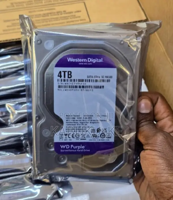 4tb CCTV Hard Disk Western Digital Purple Hard Drive