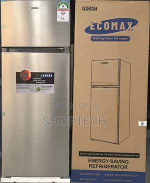 Ecomax 230 Litres Dark Silver Double Door Refrigerator
