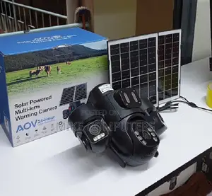 Hieasy PTZ Rotating Triple Lens Mobile App CCTV With Solar Floodlight