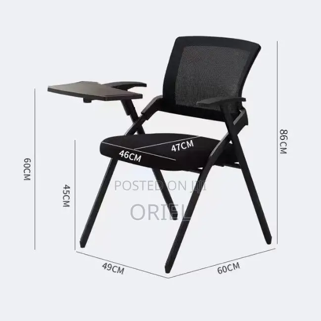 Office Study Chair : Office Study Chair With Foldable Writing Pad