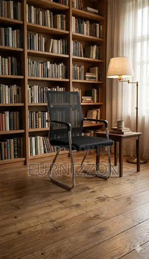 Conference Room Mesh Chair Chrome Base