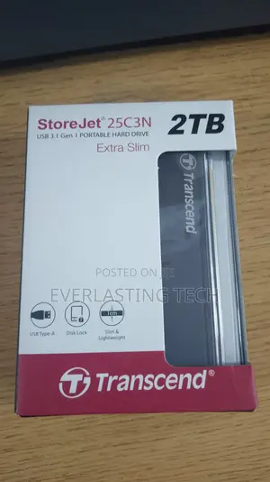 Transcend Storejet 25c3n 2tb Portable Hard Drive