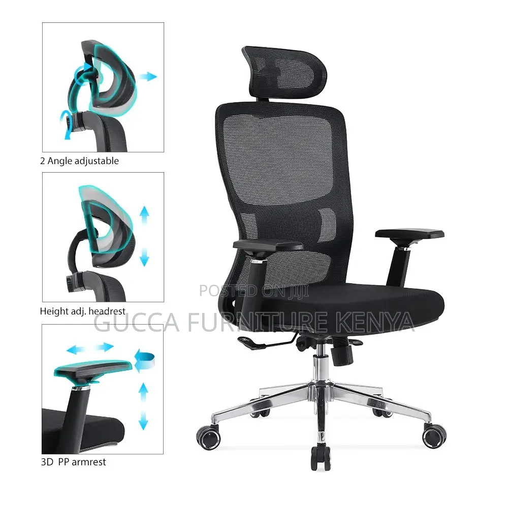 Ergonomic Executive High-back Study Desk
