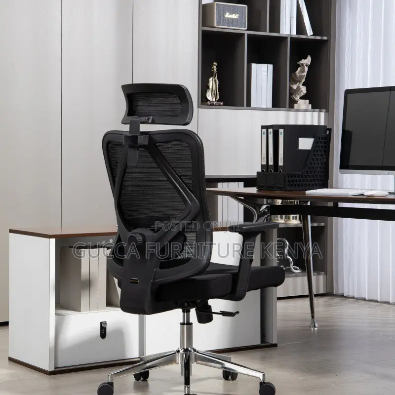 Ergonomic Executive High-back Study Desk