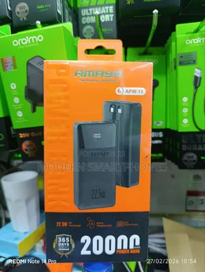 Amaya Apw 13 22.5w Fast Charging  20000mah Powerbank