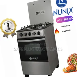 Gas Cooker! Nunix 50x55cm Standing Stove