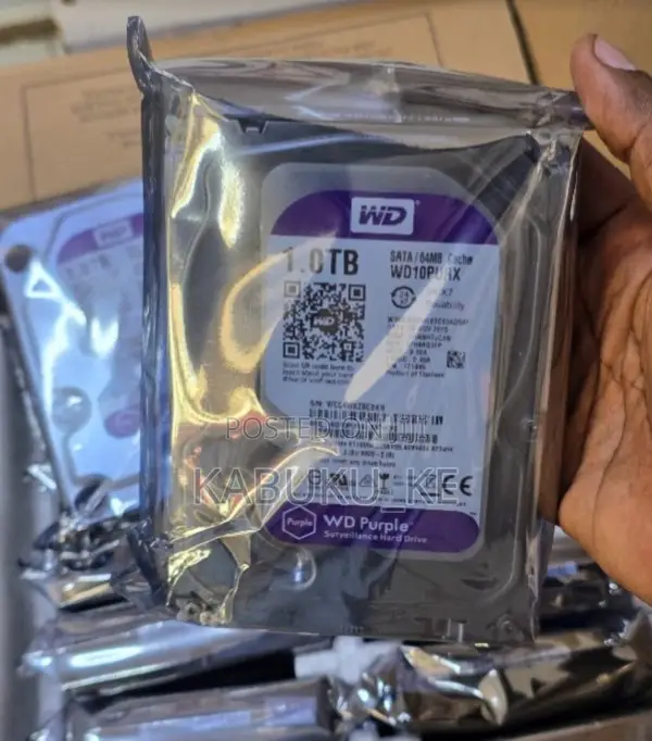 New 1tb Wd Surveillance HDD Perfect for CCTV NVR Storage