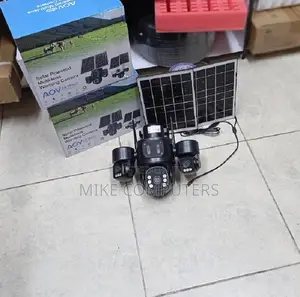 Quality 12mp 4g Solar CCTV Camera With Solar Flood Light