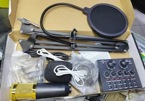 Podcast Equipment Bundle, Bm800 Podcast Microphone V8 Sound Card