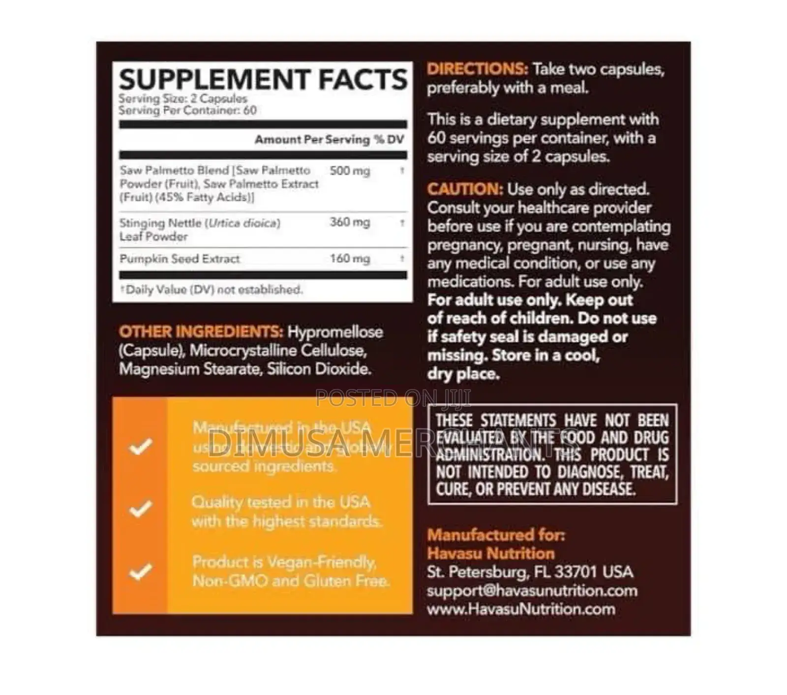 Saw Palmetto Advanced 3x Formula Prostate Support
