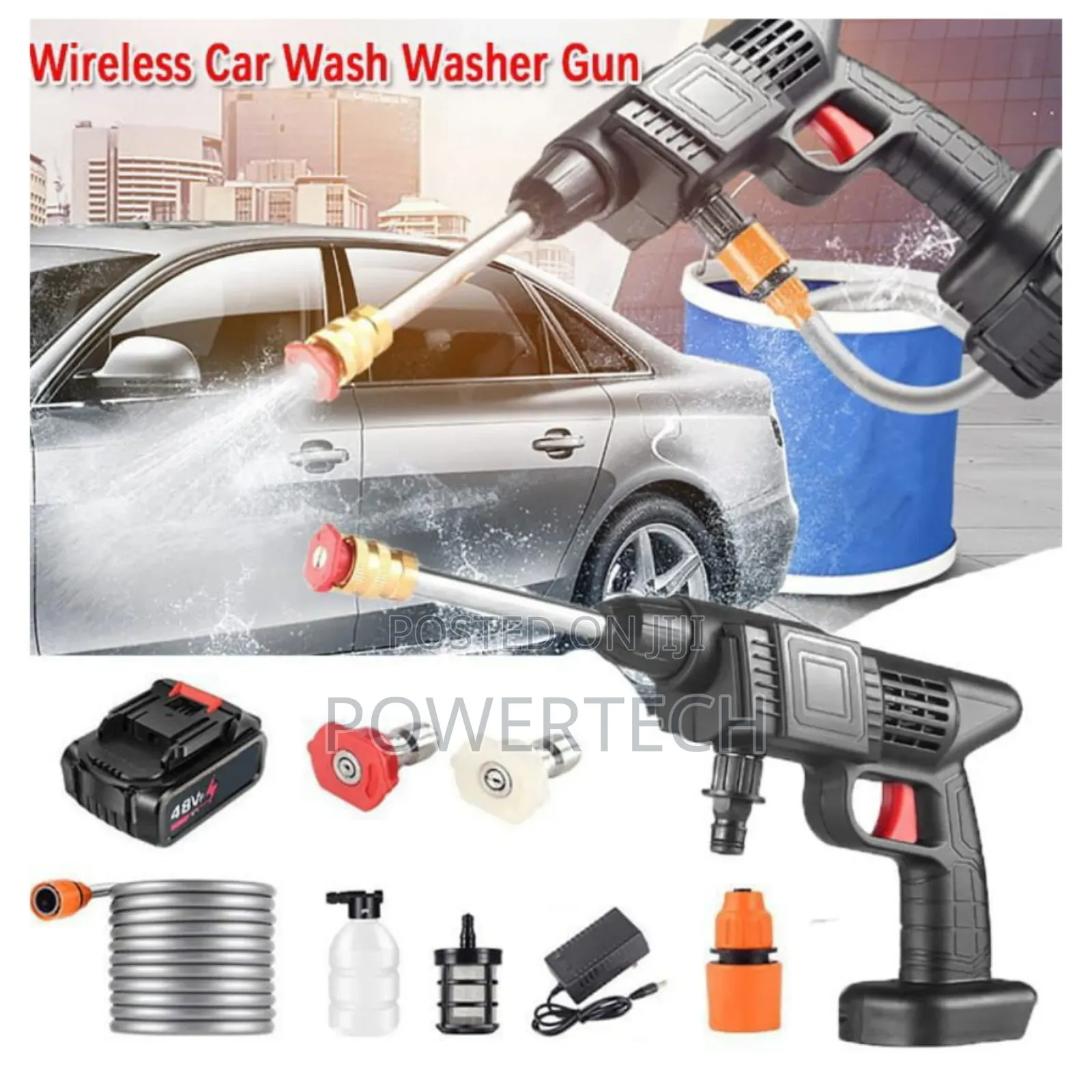 Wireless Car Wash Spray Gun