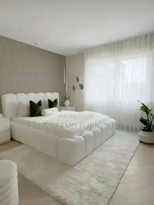 Striking 5 by 6 Modern Bubble Bed