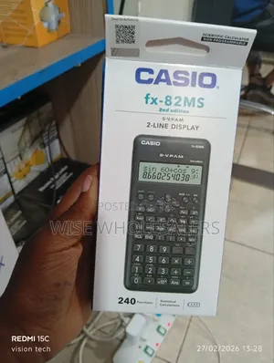 Casio Fx-82ms 2nd Edition Scientific Calculator.√