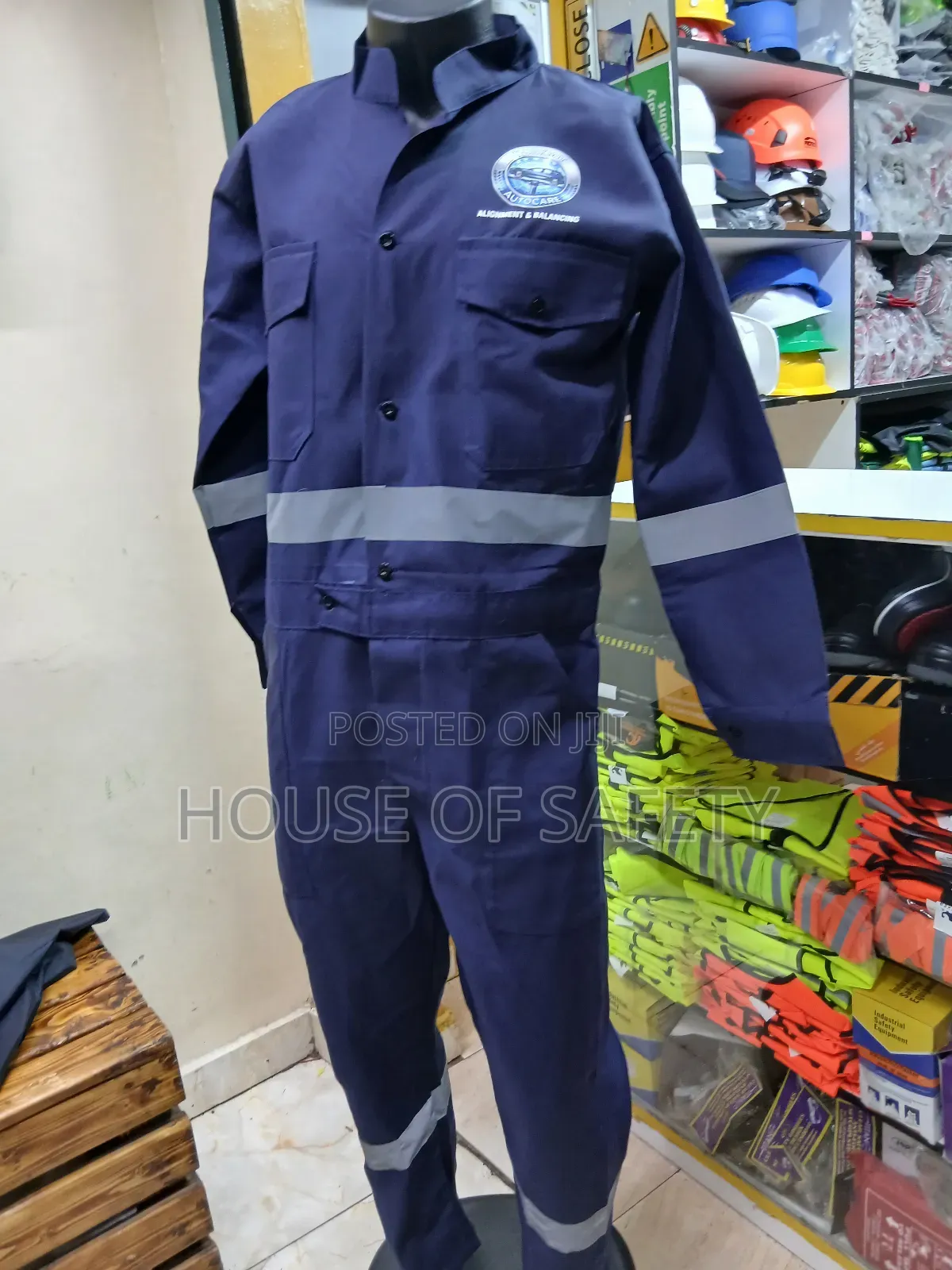 Double Need Stiched Main Seam Overall