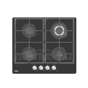 Haier 4-Burner Built-in Cooker Hob-S460fbt – Premium Black