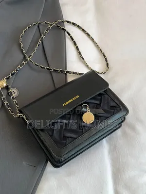 Elegant Solid Color Sling Bag_re