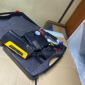 Tm15 4-in-1 Car Jump Starter Power Bank Kit With Air Compressor 12v