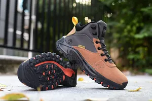 Unisex Casual Designer Hiking Outdoor Leather Men Boot Shoes