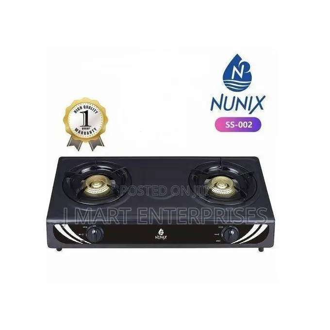 Nunix Two Burner Gas Cooker