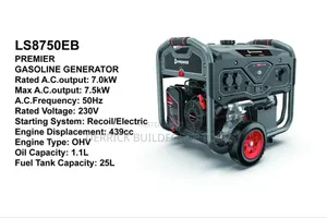 Ls8750eb 7.5kw Premier Gasoline Generator