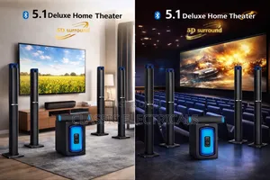 Nunix 5.1ch Deluxe Home Theater System Super Music System-Nu Woofer