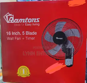 Ramtons 16 Inches Wall Fan 5 Blades Without Remote