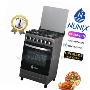 Standing Cooker Nunix 3+1 Burner Cooker (50cm X 55cm) -