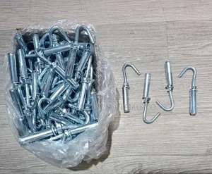 M6x86mm Open Hook Eye Anchor Expansion Bolt–Steel Zinc Plated(100pcs)