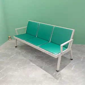 Imported 3-link Padded Reception Waiting Bench